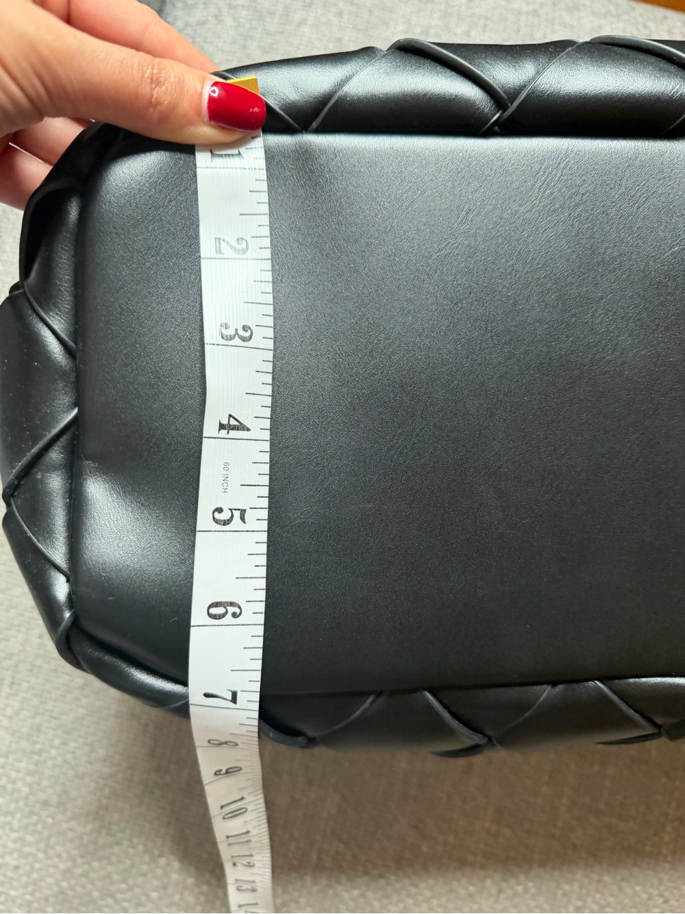 Brand New w/ Tag! Simons Braided Tote – Strong, Chic & Spacious! 🖤 - Picture 11 of 11